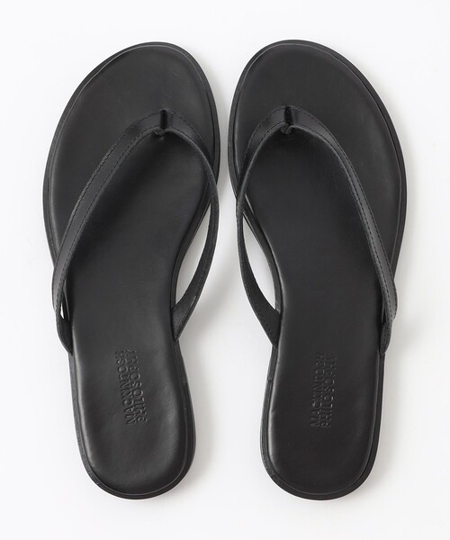 MACKINTOSH PHILOSOPHY(マッキントッシュ フィロソフィー)の「GREY LABEL レザートングサンダル(サンダル・レディース・ブラック/ブラウン系その他5・37)」の3枚目の写真