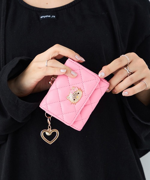 HELLO KITTY(ハローキティ) 口金ミニ財布 キルティング KT-W5272（財布
