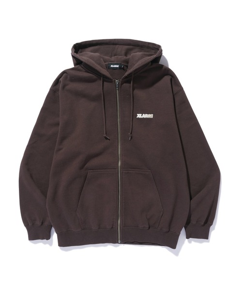 XLARGE(エクストララージ)の「OLD OG ZIP HOODED SWEATSHIRT(パーカー・メンズ・ネイビー/ブラック/ブラウン/グレー・S/M/L/XL)」の17枚目の写真