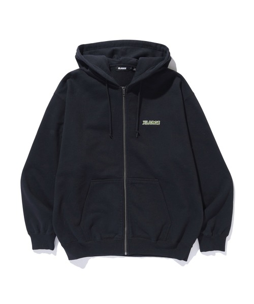 XLARGE(エクストララージ)の「OLD OG ZIP HOODED SWEATSHIRT(パーカー・メンズ・ネイビー/ブラック/ブラウン/グレー・S/M/L/XL)」の10枚目の写真