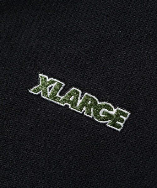XLARGE(エクストララージ)の「OLD OG ZIP HOODED SWEATSHIRT(パーカー・メンズ・ネイビー/ブラック/ブラウン/グレー・S/M/L/XL)」の11枚目の写真