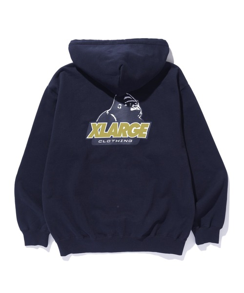 XLARGE(エクストララージ)の「OLD OG ZIP HOODED SWEATSHIRT(パーカー・メンズ・ネイビー/ブラック/ブラウン/グレー・S/M/L/XL)」の18枚目の写真