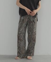 URBAN RESEARCH DOORS | ダークペイズリープリントイージーパンツ(その他パンツ)