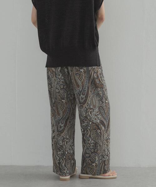 URBAN RESEARCH DOORS(アーバンリサーチドアーズ)の「ダークペイズリープリントイージーパンツ(その他パンツ・レディース・ブラウン系その他/レッド系その他・FREE)」の20枚目の写真