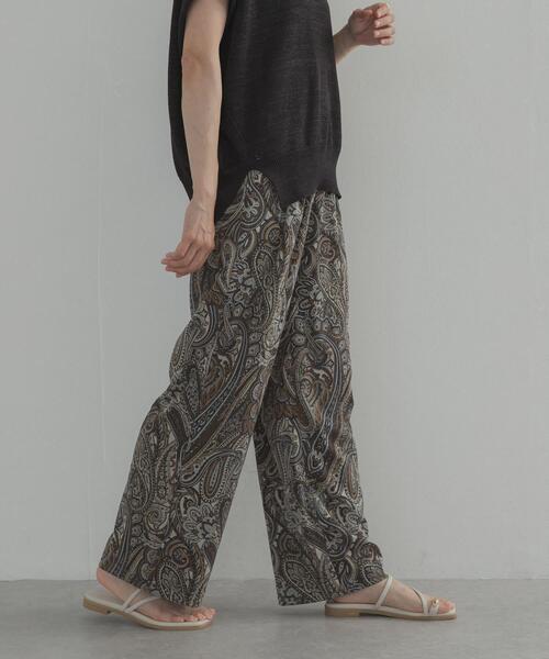 URBAN RESEARCH DOORS(アーバンリサーチドアーズ)の「ダークペイズリープリントイージーパンツ(その他パンツ・レディース・ブラウン系その他/レッド系その他・FREE)」の21枚目の写真