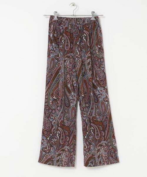 URBAN RESEARCH DOORS(アーバンリサーチドアーズ)の「ダークペイズリープリントイージーパンツ(その他パンツ・レディース・ブラウン系その他/レッド系その他・FREE)」の13枚目の写真