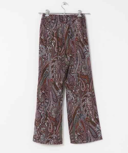 URBAN RESEARCH DOORS(アーバンリサーチドアーズ)の「ダークペイズリープリントイージーパンツ(その他パンツ・レディース・ブラウン系その他/レッド系その他・FREE)」の15枚目の写真