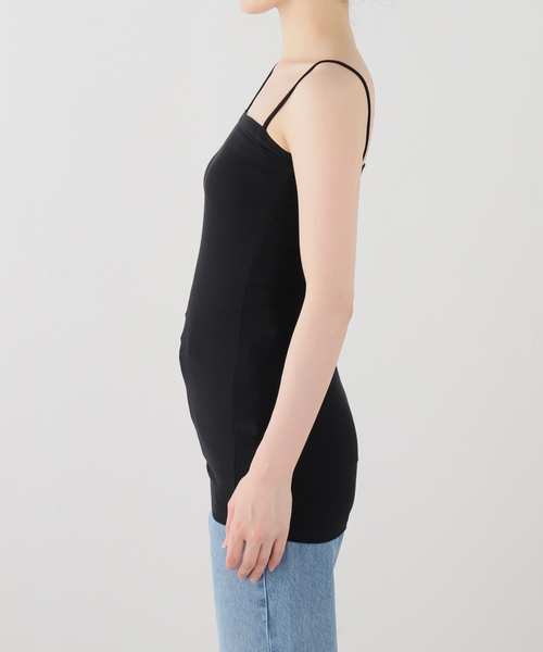BASERANGE（ベースレンジ）の「【BASERANGE/ベースレンジ】NIDA TANK（キャミソール・レディース・ホワイト系その他/ブラック・SMALL）」の10枚目の写真