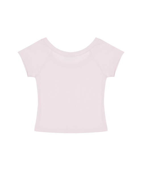 NICK&NICOLE（ニックアンドニコール）の「RAGLAN SCOOP NECK TOP_PINK（Tシャツ/カットソー・レディース・その他・FREE）」の5枚目の写真