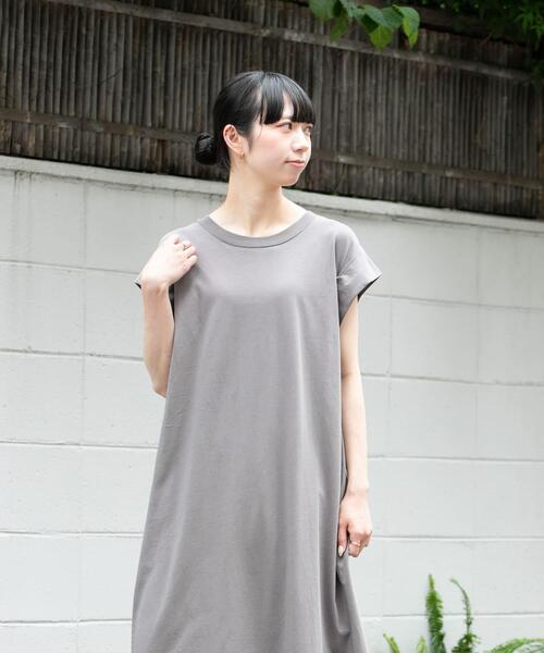 EKAL(エカル)の「製品染カットワンピース(ワンピース・レディース・グレー/ブラック/キャメル・ONE)」の15枚目の写真