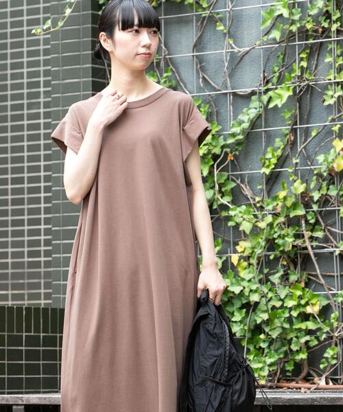 EKAL(エカル)の「製品染カットワンピース(ワンピース・レディース・グレー/ブラック/キャメル・ONE)」の22枚目の写真