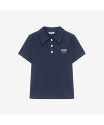 [W]カラーネッククロップTシャツ - 2カラー MYTS3214
