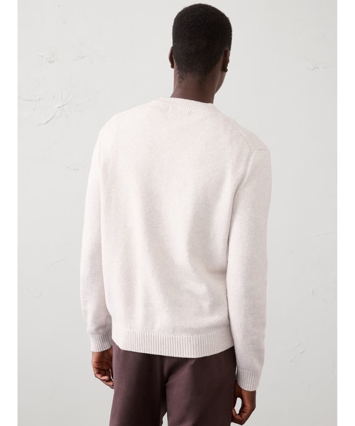 BANANA REPUBLIC FACTORY STORE(バナナリパブリック ファクトリーストア)の「BANANA REPUBLIC FACTORY STORE LOFTYクルーネックセーター(ニット/セーター・メンズ・アイボリー/ピンク系その他/ブラウン/グリーン・L/M/S/XL)」の6枚目の写真