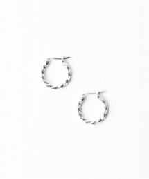 Chick（チック）の「【es】SILVER925　15ｍｍデザインフープピアス（ピアス（両耳用））」