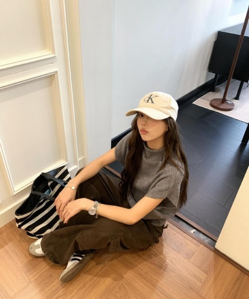 Ritzy（リッツィー）の「ハーフネックフライスリーブニットトップス（ニット/セーター・レディース・グレー・M/L）」の15枚目の写真