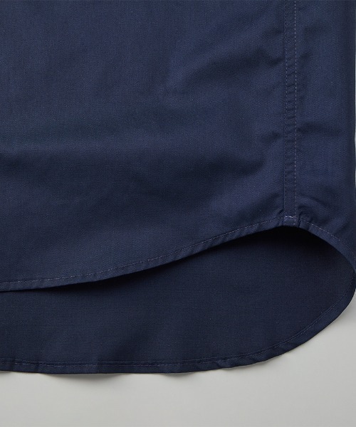Ol' Basics(オールベーシックス)の「Ol' Basics(オール・ベーシックス) ワークシャツ レディース ユニセックス スパークプラグ 蛇 スネーク イラスト ロゴ バックプリント 半袖 カジュアルシャツ 半袖シャツ トップス ワーク ミリタリー アメカジ カジュアル(シャツ/ブラウス・レディース・ダークネイビー/ブラック・S)」の5枚目の写真