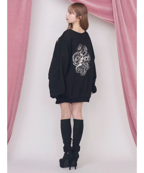 EATME(イートミー)の「グラフィックスウェットTOP(スウェット・レディース・ブラック/ピンク・FREE)」の9枚目の写真