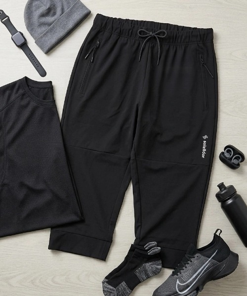 SOLEILDOR（ソレイドール）の「2026AW Soleildor/ソレイルドール ストレッチ クロプトパンツ/アクティブパンツ/ランニングウェア/七分丈（その他パンツ・メンズ・ホワイト/ブラック/ネイビー/グレー・LL/M/L）」の12枚目の写真