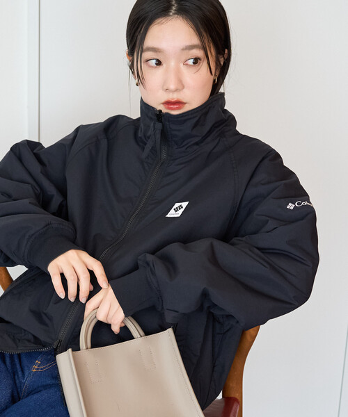 Columbia(コロンビア)の「限定展開 Columbia × FREAK'S STORE/コロンビア 別注W Imperial Park Jacket/ウィメンズ インペリアル パーク ジャケット(その他アウター・レディース・ベージュ/ブラック/チャコール・フリ-)」の2枚目の写真