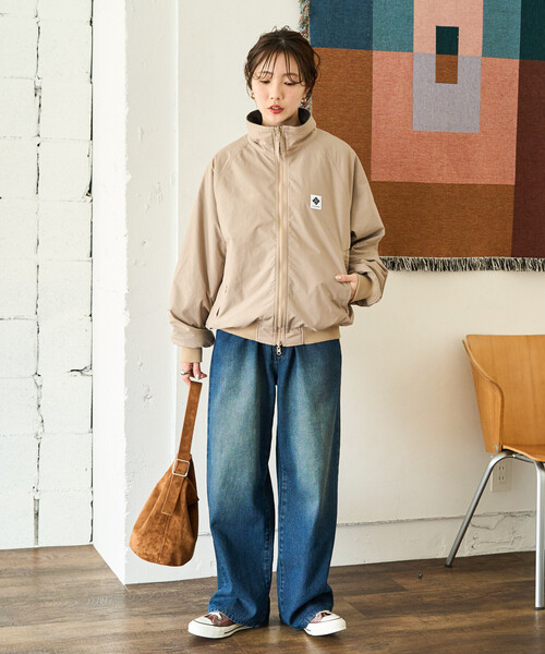 Columbia（コロンビア）の「限定展開 Columbia × FREAK'S STORE/コロンビア 別注W Imperial Park Jacket/ウィメンズ インペリアル パーク ジャケット（その他アウター・レディース・ベージュ/ブラック/チャコール・ﾌﾘ-）」の5枚目の写真