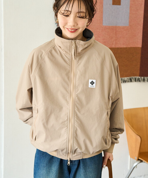 Columbia（コロンビア）の「限定展開 Columbia × FREAK'S STORE/コロンビア 別注W Imperial Park Jacket/ウィメンズ インペリアル パーク ジャケット（その他アウター・レディース・ベージュ/ブラック/チャコール・ﾌﾘ-）」の8枚目の写真