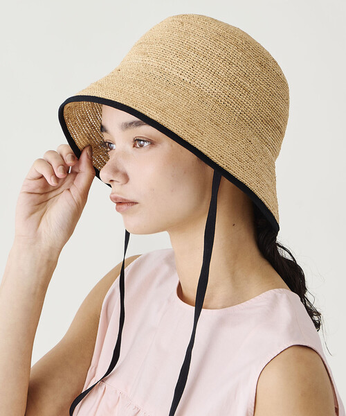 Bshop(ビショップ)の「mature ha. |〈別注〉ラフィア ハット WOMEN(ハット・レディース・Nat・ONE)」の10枚目の写真
