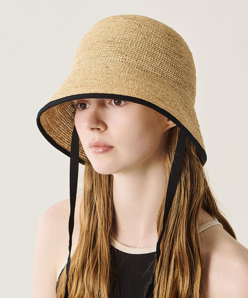 Bshop(ビショップ)の「mature ha. |〈別注〉ラフィア ハット WOMEN(ハット・レディース・Nat・ONE)」の14枚目の写真