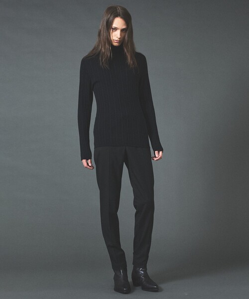 5351 POUR LES HOMMES(ゴーサンゴーイチプールオム)の「【セットアップ対応】ルレックス ストライプ テーパードスラックス(スラックス・メンズ・グレー/ブラック・44/46/48/50)」の3枚目の写真