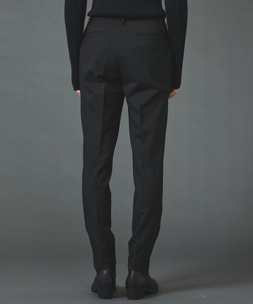 5351 POUR LES HOMMES(ゴーサンゴーイチプールオム)の「【セットアップ対応】ルレックス ストライプ テーパードスラックス(スラックス・メンズ・グレー/ブラック・44/46/48/50)」の6枚目の写真