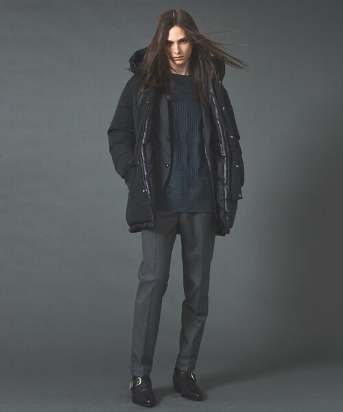 5351 POUR LES HOMMES(ゴーサンゴーイチプールオム)の「【セットアップ対応】ルレックス ストライプ テーパードスラックス(スラックス・メンズ・グレー/ブラック・44/46/48/50)」の21枚目の写真