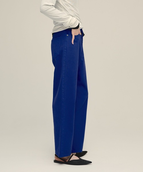 eL(エル)の「【eL 】Royal Crop Denim Pants/1064323(デニムパンツ・レディース・ブラック/ブルー・SMALL/MEDIUM)」の6枚目の写真