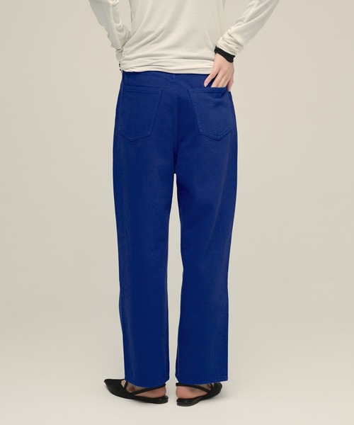 eL(エル)の「【eL 】Royal Crop Denim Pants/1064323(デニムパンツ・レディース・ブラック/ブルー・SMALL/MEDIUM)」の7枚目の写真