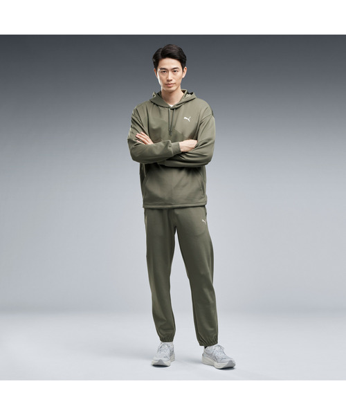PUMA（プーマ）の「PUMA プーマ メンズ トレーニング ニット フーディ（パーカー・メンズ・ブラック/モスグリーン・SMALL/MEDIUM/XX-LARGE/X-LARGE/LARGE）」の14枚目の写真