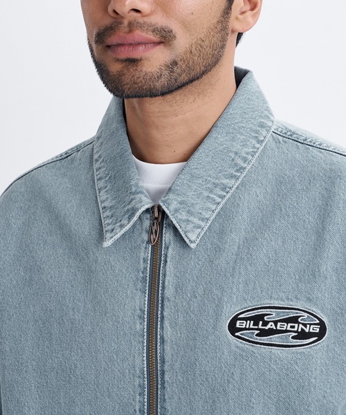 BILLABONG（ビラボン）の「BILLABONG メンズ PUMP DENIM JACKET ジャケット 【2026年秋冬モデル】/ビラボンデニムブルゾン（ブルゾン・メンズ・ブルー系その他・MEDIUM/LARGE/X-LARGE）」の4枚目の写真