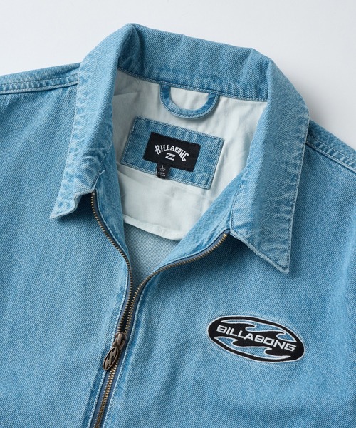 BILLABONG（ビラボン）の「BILLABONG メンズ PUMP DENIM JACKET ジャケット 【2026年秋冬モデル】/ビラボンデニムブルゾン（ブルゾン・メンズ・ブルー系その他・MEDIUM/LARGE/X-LARGE）」の8枚目の写真