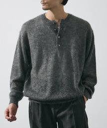 【YLEVE/イレーヴ】SUPER KID MOHAIR HENRY NECK KNIT