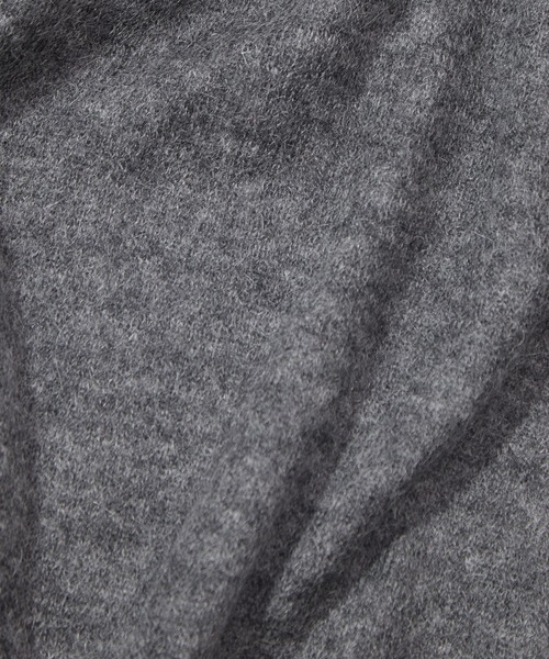 YLEVE(イレーヴ)の「【YLEVE/イレーヴ】SUPER KID MOHAIR HENRY NECK KNIT(ニット/セーター・メンズ・カーキ/ダークグレー・5/4)」の12枚目の写真