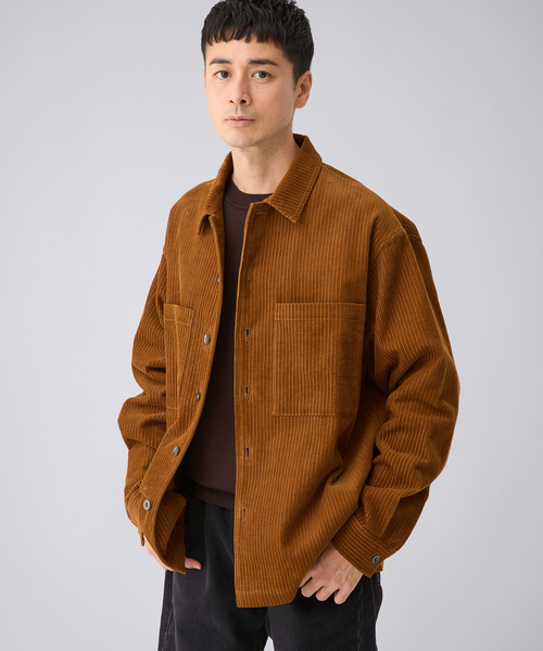 EDIFICE(エディフィス)の「ミックス ウェール コーデュロイシャツ(シャツ/ブラウス・メンズ・ブラック/ブラウン・MEDIUM/LARGE)」の14枚目の写真