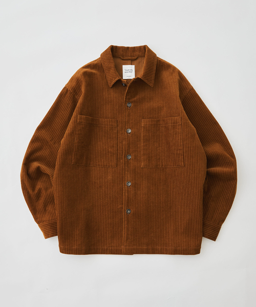 EDIFICE(エディフィス)の「ミックス ウェール コーデュロイシャツ(シャツ/ブラウス・メンズ・ブラック/ブラウン・MEDIUM/LARGE)」の22枚目の写真