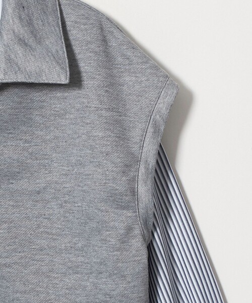 A DAY IN THE LIFE UNITED ARROWS(アデイインザライフユナイテッドアローズ)の「スウェット スキッパーベスト+シャツワンピース ‐セットアイテム‐<A DAY IN THE LIFE>(ワンピース・レディース・ブラウン系/グレー系・FREE)」の18枚目の写真