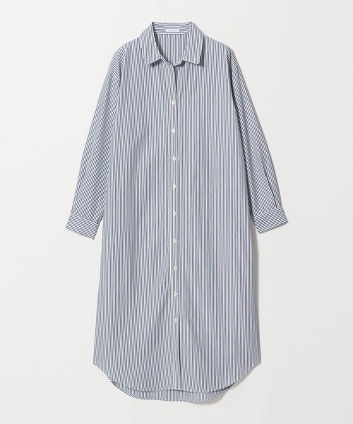 A DAY IN THE LIFE UNITED ARROWS(アデイインザライフユナイテッドアローズ)の「スウェット スキッパーベスト+シャツワンピース ‐セットアイテム‐<A DAY IN THE LIFE>(ワンピース・レディース・ブラウン系/グレー系・FREE)」の3枚目の写真