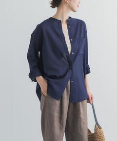 新品タグ付◆ 『UR TECH』バンドカラーシャツ　アーバンリサーチ　DOORS セール】『UR TECH』バンドカラーシャツ | イージーケア/UVカット/速乾