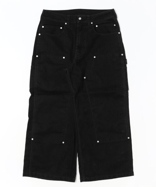 DANKE SCHON(ダンケシェーン)の「DankeSchon/ダンケシェーン/BIOBALL FLOCKY DENIM W-KNEE(デニムパンツ・レディース・チャコールグレー/ブラック・M/L)」の2枚目の写真