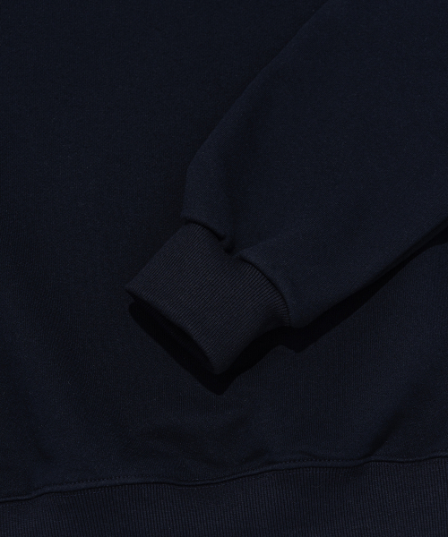 TAILOR STUDIO（テーラースタジオ）の「[ライトコットン] テリーカレッジスウェット (ネイビー)（スウェット・メンズ・その他・SMALL/MEDIUM/LARGE/X-LARGE）」の4枚目の写真