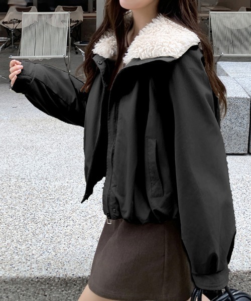 FLINEA(フリネア)の「シンプルポケット付きジャケット(その他アウター・レディース・ブラウン/カーキ/ブラック/ベージュ・S/M/L/XL)」の6枚目の写真