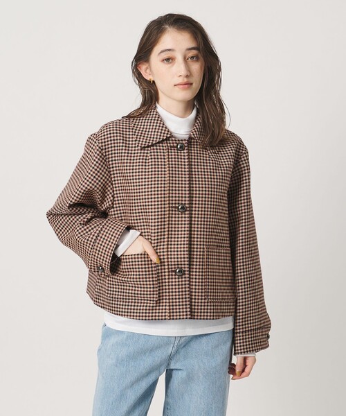 T/W ショート ジャケット（ステンカラーコート）｜UNITED ARROWS