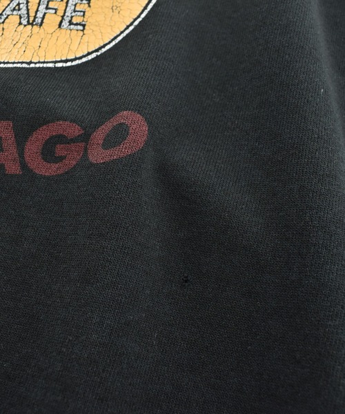HANES(ヘインズ)の「【USED】80’s~ Hanes “Hard Rock Cafe/CHICAGO” ロゴ スウェット(スウェット・メンズ・ブラック・LARGE)」の8枚目の写真