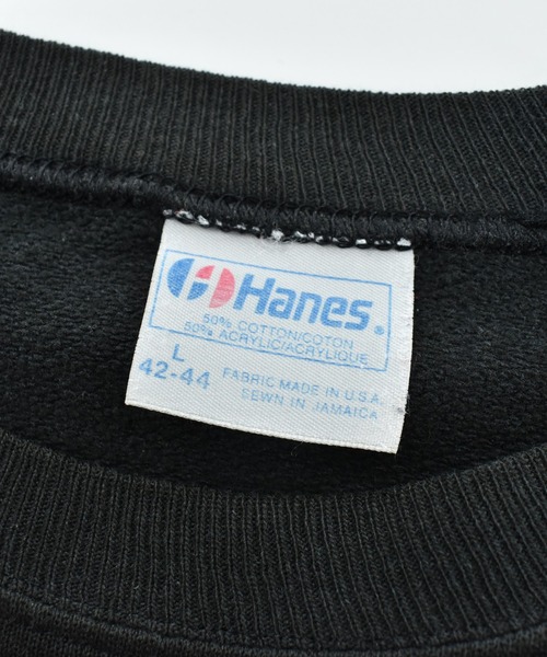 HANES(ヘインズ)の「【USED】80’s~ Hanes “Hard Rock Cafe/CHICAGO” ロゴ スウェット(スウェット・メンズ・ブラック・LARGE)」の5枚目の写真