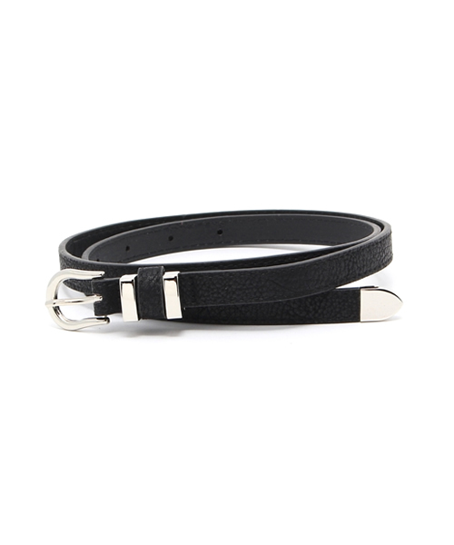 VENCEEXCHANGE（ヴァンスエクスチェンジ）の「シルバーループベルト            （ベルト・レディース・ホワイト/ブラウン/ブラック・FREE）」の2枚目の写真