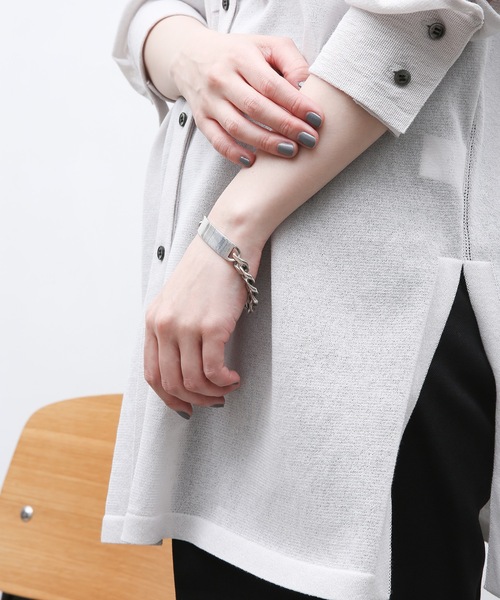 20/80(テゥエンティーエイティー)の「【20/80】トゥエンティーエイティー/ STERLING SILVER ID BRACELET 13mm width(ブレスレット・メンズ・シルバー・1/2)」の7枚目の写真